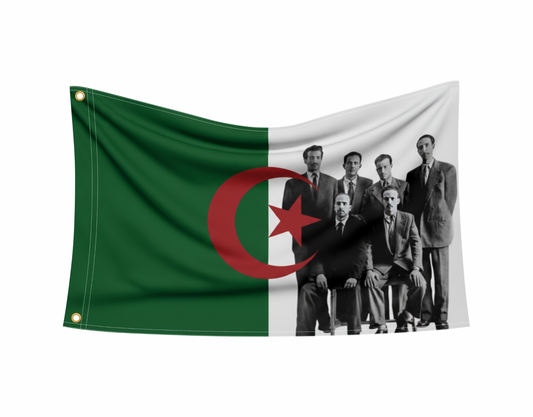 Drapeau De l'Algerie FLN taille  XL 140x80cm